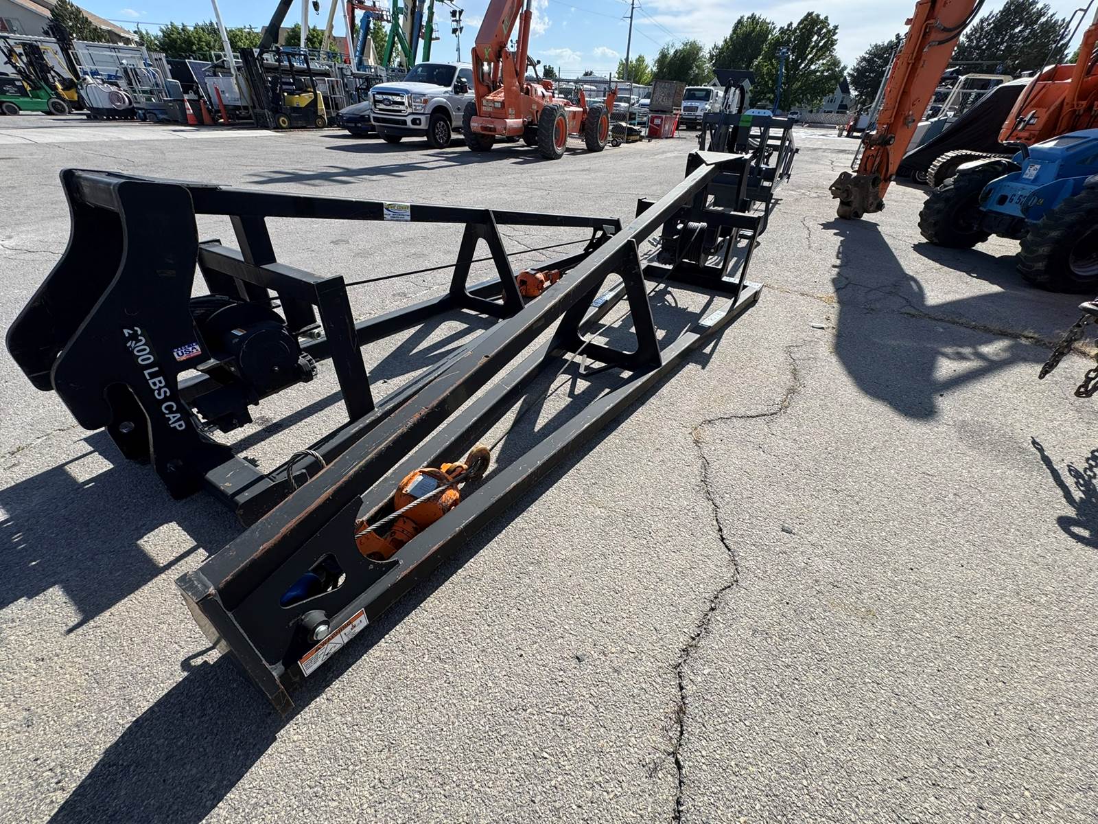 Truss Boom Jib Telehandler Forklift 12′ Forklift