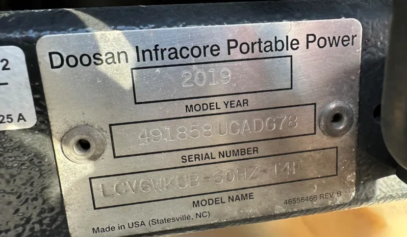 
								2019 Doosan LCV Light Tower full									