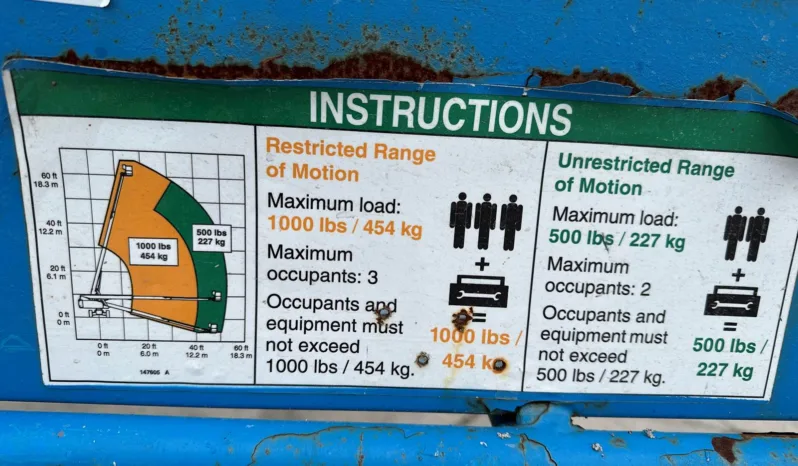 
								2015 Genie S80X Aerial Boom Lift full									