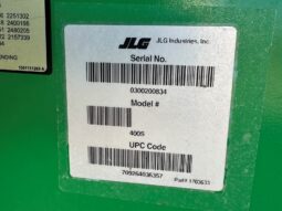 
										2015 JLG 400S 40′ Telescopic Boom Lift full									