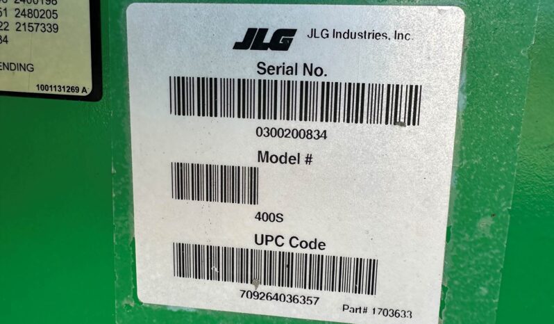 
								2015 JLG 400S 40′ Telescopic Boom Lift full									