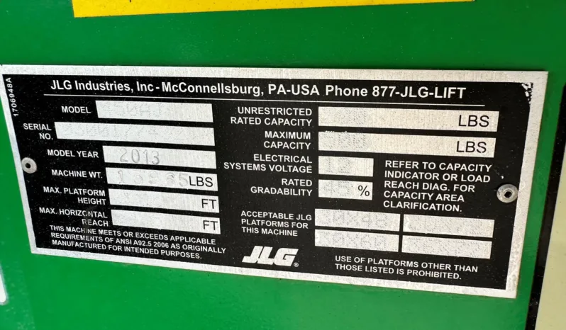
								2013 JLG 450AJ Aerial Boom Lift full									
