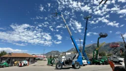 
										2006 Genie GTH-844 44′ Telehandler Forklift full									