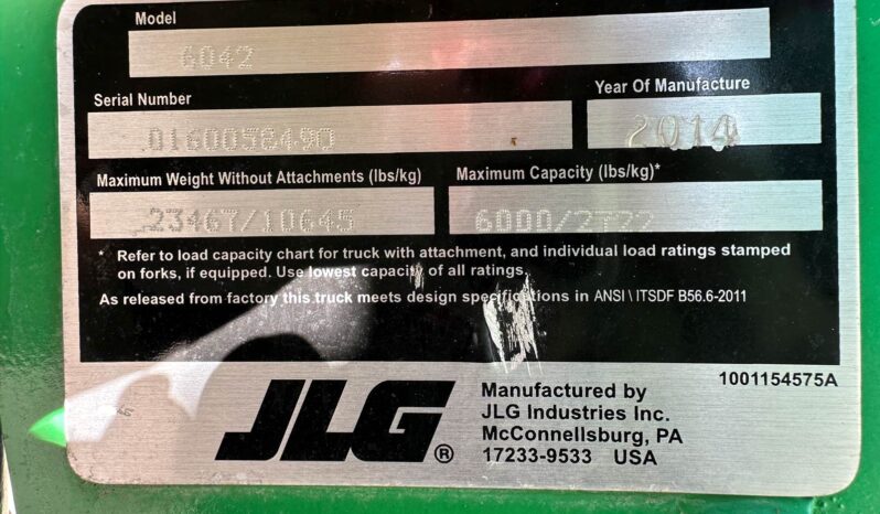 
								2014 Skytrak 6042 6k lb. 42′ Telehandler Forklift full									