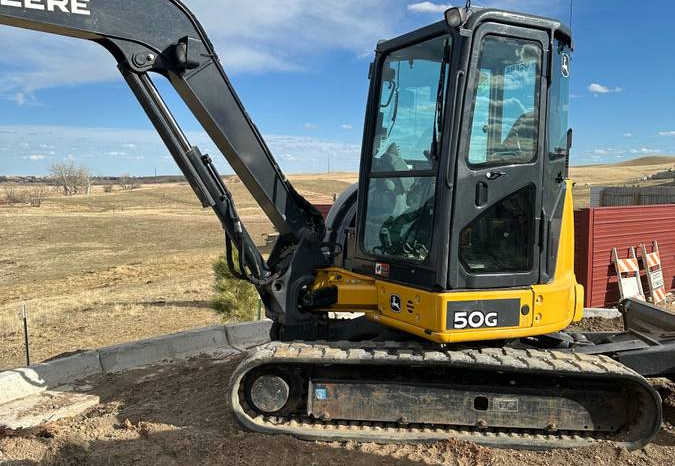 
								2020 John Deere 50g Mini Excavator full									