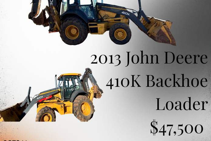 
								2013 John Deere 410 K Backhoe full									