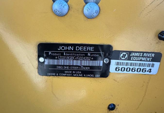 
								2018 John Deere 318G Skid Steer full									