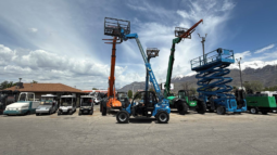 
										Used Telehandler Forklift 2018 Genie GTH-5519 5,500 LB 19′ Reach Telescopic Fork Lift full									