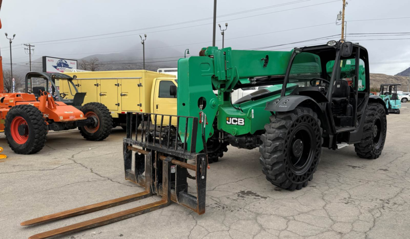 
								Used Telehandler Forklift 2018 JCB 509-42 4x4x4 9,000 LB 42′ Reach Diesel Telescopic Fork Lift full									