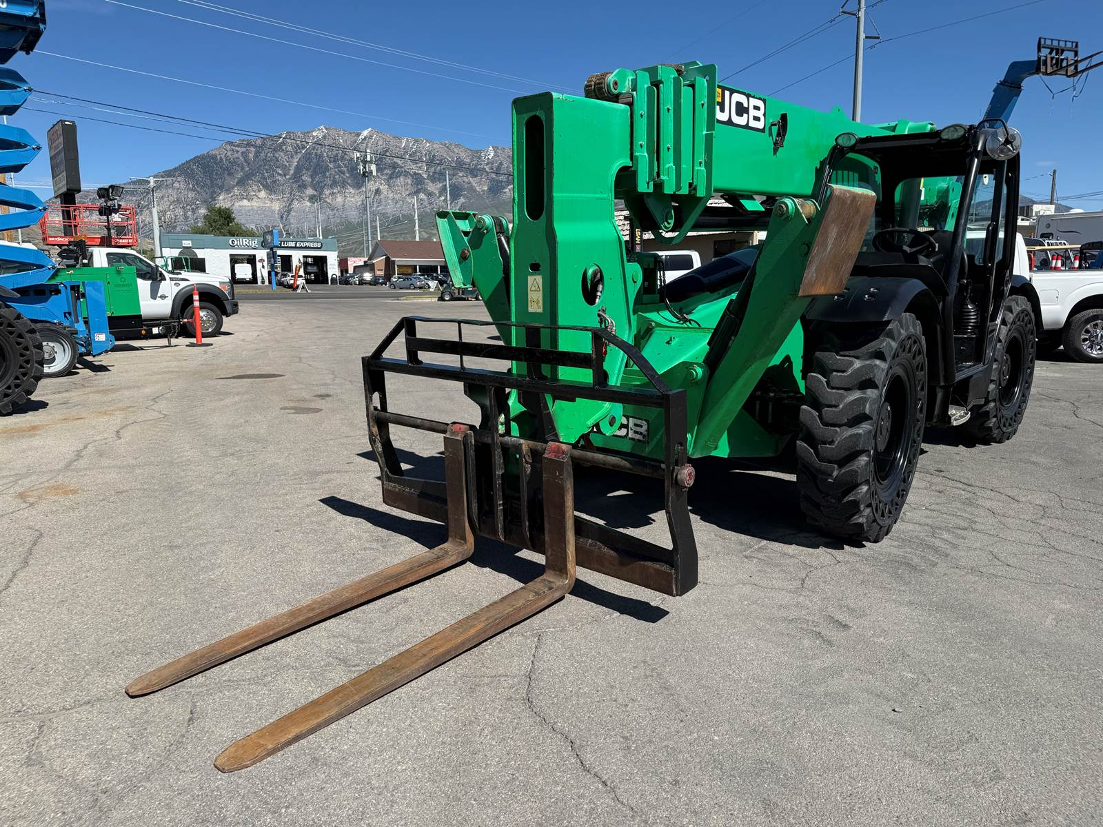 Used Telehandler Forklift 2018 JCB 510-56 4x4x4 10,000 LB 56′ Reach Diesel Telescopic Fork Lift NON DEF!